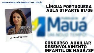 ADI MAUÁ  Língua Portuguesa  Aula 01 Parte 0105 [upl. by Naicul]