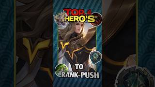 quotTop 4 Heroes for Solo Rank Push in MLBBquot season 34part 2 EPIC TO MYTHIC  mlbb rankpushmlbb ff [upl. by Spiers]