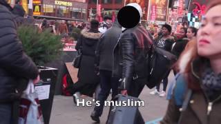 Im Muslim do you trust me Experiment in NYC Trump Tower [upl. by Airet]