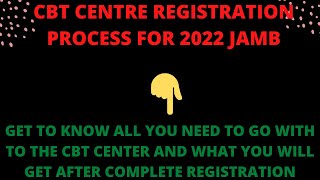 JAMB 2022 CBT CENTER REGISTRATION PROCESS [upl. by Ibrahim]