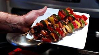 How To Make Vegetable Kabobs [upl. by Notsud]