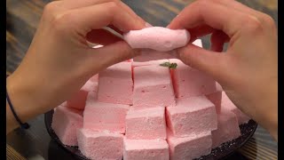 Easy Homemade Marshmallows  How to make Marshmallow recipe with 3 ingredients [upl. by Ailehs]