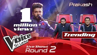 Prakash K  Uppena  Nee Kannu Neeli Samudram  Live Shows Rounds 02  The Voice Sri Lanka [upl. by Helbonia]