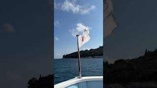 Boat view  Dubrovnik Old Town Port to Lokrum Portoc Bay  Croatia [upl. by Cochard]