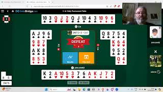 5 hands against a top bridge player Adam Wildavsky 26th June 2024 [upl. by Bobine]