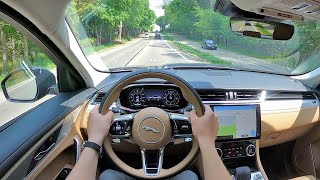 2021 Jaguar FPace P340 S  POV First Drive Binaural Audio [upl. by Gruber960]