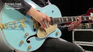 Gretsch Guitars Custom Shop Falcon 55 Relic Electric Guitar Daphne Blue [upl. by Spitzer]