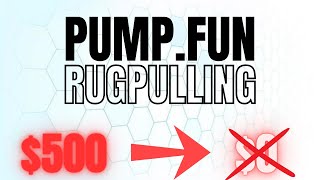 1 PUMPFUN RUGPULL METHOD [upl. by Brinson]