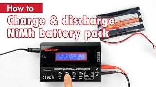 How to charge and discharge a NiMH battery pack with Tenergys TB6B with voiceover [upl. by Nari64]