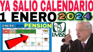 ♥️YA SALIÓ CALENDARIO OFICIAL 1 ENERO PAGOS ADULTOS MAYORES 12 MESES FECHAS EXACTAS HOY AQUÍ🎁 [upl. by Naimerej242]