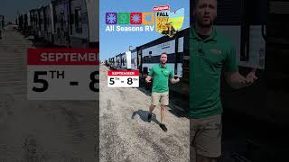 All Season RV  Ohio RV Supershow  RV Fall Fest rvshow cleveland rvlife family camping [upl. by Akimehs]