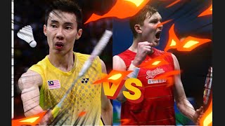 Dubai World Superseries Finals 2017  Lee Chong Wei Super ATTACK to Viktor Axelsen [upl. by Tnecnev]