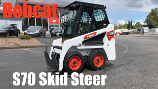 Bobcat® S70 Skid Steer WalkAround  Peak Machinery [upl. by Paryavi]