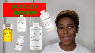 OLAPLEX REVIEW ON AFRO NATURAL AND RELAXED HAIR [upl. by Netsud]