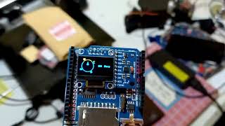 Free Code Arduino Project Compass using SSD1306 OLED amp MPU9250 Magnetometer [upl. by Xyno]