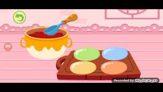 duo duo kids gaming  chinese cuisine  learn to make chinese dumpling  cooking game for 3 year old [upl. by Todhunter750]