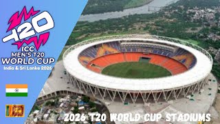 🇮🇳 🇱🇰 2026 ICC Mens T20 World Cup Stadiums [upl. by Acimaj946]