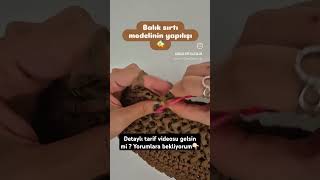 Balık sırtı modeli yapımı knittingbagmodels crochet cantayapimi crochetpatterns balıksırtıçanta [upl. by Nada145]