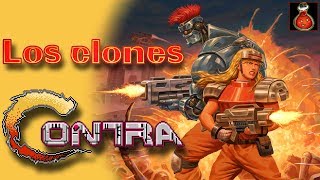 COPIAS de videojuegos Los clones de CONTRA 2 [upl. by Ainak]