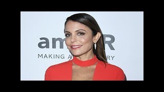 Real housewives bethenny frankel 46 goes braless in frontless dress [upl. by Twum]