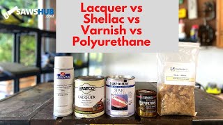 Varnish vs Polyurethane vs Lacquer vs Shellac [upl. by Kreegar]