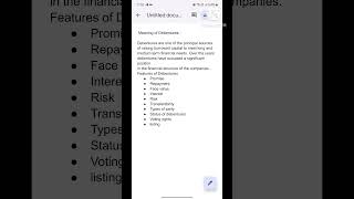what is debentures and its features  debentures and its features in hindi debentures class12thsp [upl. by Edrock273]