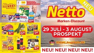 NETTO MARKEN DİSCOUNT Prospekte der Woche  Rabatt Angebote DE  29 Juli  3 August Prospekt [upl. by Magnuson]