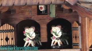 86222T Hones Girl Feeding Pony 8 Day Cuckoo Clock [upl. by Teodoro688]