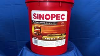 Sinopec Tulux T700 CK4 15W40 Diesel Engine Oil  5 Gallon [upl. by Idham]