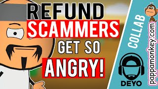 These Scammers Get So ANGRY Animated by Pappamokey [upl. by Azitram]