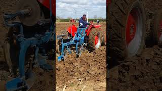 Massey Ferguson 135 Multi Power Tractor at Lutterworth Ploughing Practice Day 14th April 2024 [upl. by Nnylsoj661]