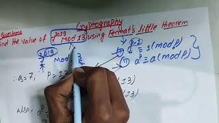 Fermat’sFermat’s Little Theorem 2078questionsolution  Cryptography  nepalilanguage [upl. by Powel286]