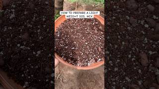 How to prepare light weight soil mix  soil mix for hanging plants  well draining soil for plants [upl. by Belshin]