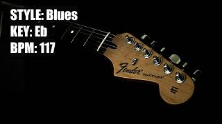 Texan Groove Blues Guitar Backing Track Jam in Eb 117 bpm [upl. by Mayce777]