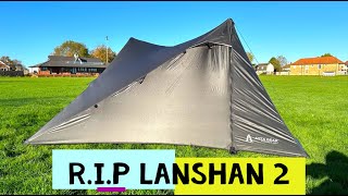 BEST BUDGET 2 person backpacking tent Durston XMid Copy Lanshan 2 beater [upl. by Berfield]