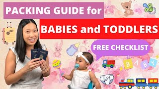 CRUISE PACKING GUIDE for BABIES amp TODDLERS [upl. by Nob154]