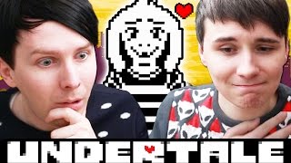 THE TRUE PACIFISTS  Dan and Phil play Undertale 10 THE END [upl. by Ddarb897]