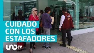 Estafadores de guinda y con despensa falsa el nuevo fraude a adultos mayores en Edomex [upl. by Nothgiel]