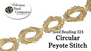 Circular Peyote Stitch [upl. by Augustin]