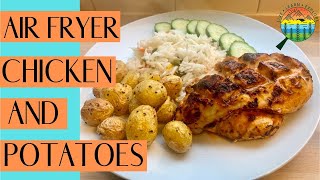 Chicken Breast Air Fryer ChickenRoasted Potatoes in Air FryerAir Fryer RecipesAir Fryer Potatoes [upl. by Ailesor130]