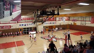 93024 CCHS Lady Raider Volleyball VS OttoEldred Area High School [upl. by Torrlow298]