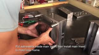 How to assemble a plastic injection mold [upl. by Shannon]