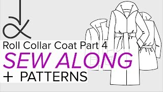 Sewing a Coat A Sew Along Part 4 Cutting Out the Fabric [upl. by Thebault]