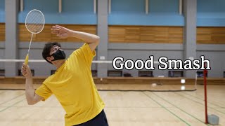 How to smash quotThat easyquot  all about Badminton smash [upl. by Barayon]