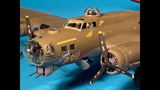 Detailing amp Building the Revell Monogram 148 scale B17G part1  The Wings [upl. by Einot]