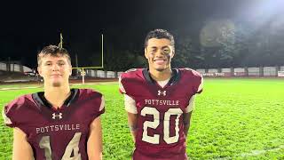 PottsvilleLehighton postgame Shay StencoskyTsirell Curry 926 [upl. by Enois]