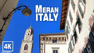 Merano Meran ITALY 2023 • 4K 60 fps HDR ASMR [upl. by Giffie]