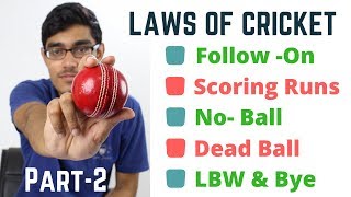 Laws of Cricket Part2  Result Follow On Innings SportShala  Hindi [upl. by Boak151]