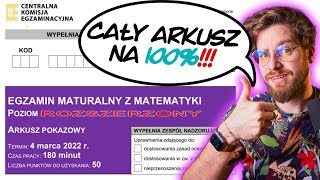 CAĹY ARKUSZâť—ď¸ŹMATURA ROZSZERZONA 2023 MATEMATYKA Arkusz pokazowy [upl. by Sandi451]