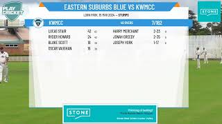 Maitland District Junior CA  Stage 3 Div 1  GRAND FINAL  Eastern Suburbs Blue v KWMCC  Day 1 [upl. by Koblas173]